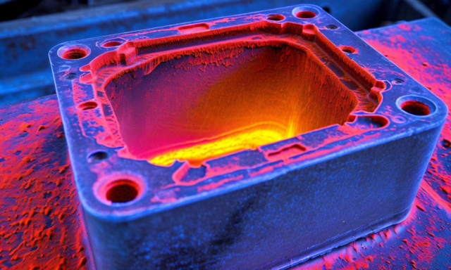 Thermal infrared die casting temperature monitoring